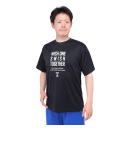 エックスティーエス（XTS）バスケットボールウェア ドライプラス ONCE I MODE A DEC 半袖Tシャツ 751TS4ES0005BLK 速乾