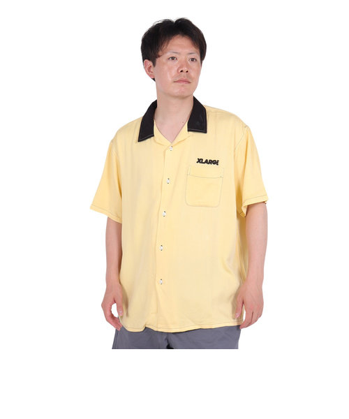 エクストララージ（XLARGE）OG ショートスリーブ WORK シャツ 101242014003-YELLOW