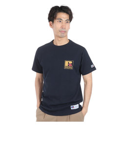 ラッセル（RUSSELL）16/-OE ワンポイント ロゴ 半袖Tシャツ RBM24S0013 NVY