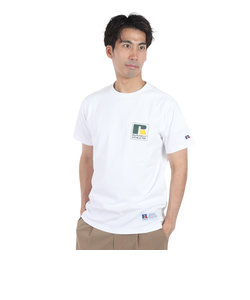 ラッセル（RUSSELL）16/-OE ワンポイント ロゴ 半袖Tシャツ RBM24S0013 WHT