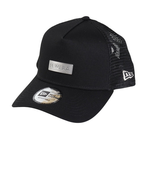 ニューエラ（NEW ERA）9FORTY A-Frame トラッカー Metal Plate キャップ 14109707 ブラック