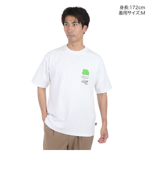 ベンデイビス（BEN DAVIS）オーバーラップ 半袖 Tシャツ 24580018-WHT Super Sports XEBIO  &mall店（スーパースポーツゼビオ）の通販 &mall