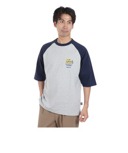 ベンデイビス（BEN DAVIS）ロゴ ラグラン 半袖Tシャツ 24580025-NAV