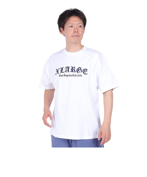 エクストララージ（XLARGE）OLD ENGLISH ロゴ ショートスリーブ Tシャツ 101242011016-WHITE