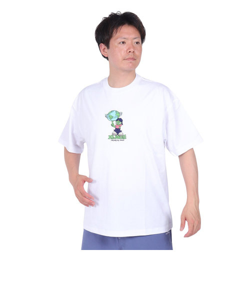 エクストララージ（XLARGE）AROUND THE WORLD ロゴ ショートスリーブ Tシャツ 101242011018-WHITE