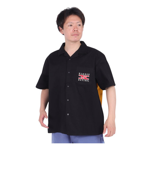 エクストララージ（XLARGE）LOGO WORK 半袖シャツ 101242014005-BLACK