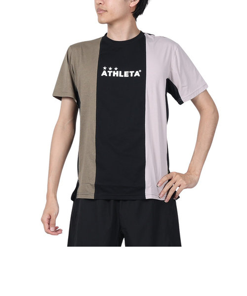 アスレタ（ATHLETA）サッカー フットサルウェア プラクティスTシャツ 3386 BLK/BEG