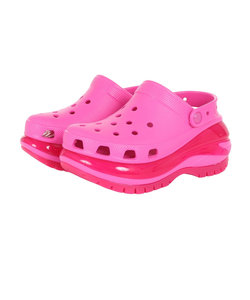 クロックス（crocs）スポーツサンダル メガ クラッシュ クロッグ ピンク 207988-6UB-2023T タウン 街履き カジュアル レジャー