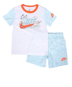 ナイキ（NIKE）ジュニア B NSW CYOA 半袖Tシャツ FT ショートパンツ 上下セット 86M016-G25