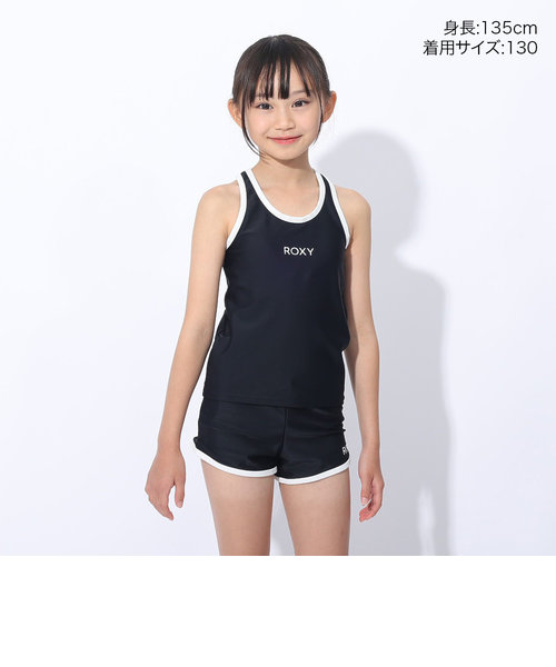 ロキシー（ROXY）ジュニア キッズ 子供 タンキニ 上下セット MINI DEEP WATER 24SPTSW241100BLK Super  Sports XEBIO &mall店（スーパースポーツゼビオ）の通販 &mall