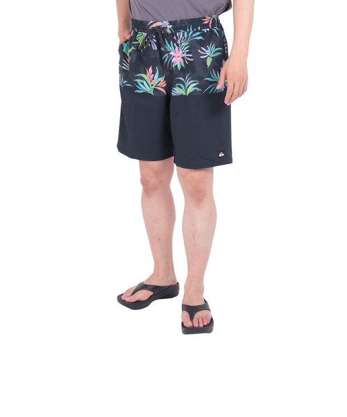 クイックシルバー（Quiksilver）TROPIC FEVER VOLLEY 20NB 水着 サーフパンツ 24SUQBS242024BLK