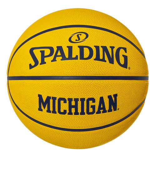 スポルディング（SPALDING）バスケットボール 7号球 ミシガン メイズ ラバー 85-132J