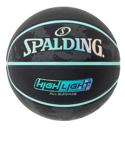 スポルディング（SPALDING）バスケットボール 7号球 ハイライト ミント ラバー 85-153J