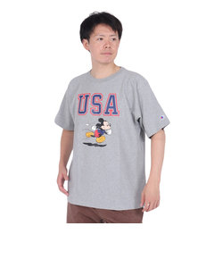 チャンピオン-ヘリテイジ（CHAMPION-HERITAGE）リバースウィーブ 半袖 Tシャツ DISNEY MICKEY USA C3-Z360 070