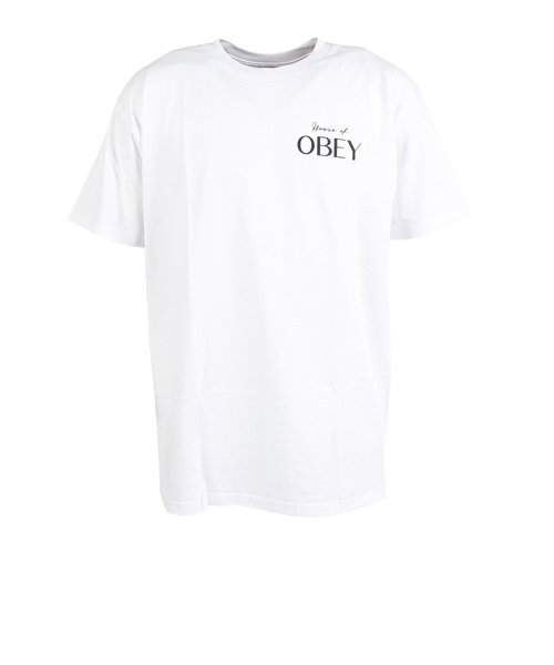 オベイ（OBEY）HOUSE OF OBEY CLASSIC Tシャツ 165263753WHTO24U