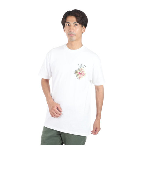 オベイ（OBEY）DOUBLE VISION CLASSIC Tシャツ 165263797WHTO24U