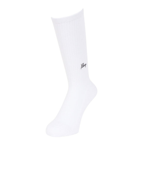 エクストララージ（XLARGE）スモール ロゴ EMB ソックス 101242054011-WHITE