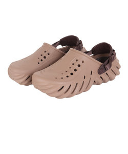 クロックス（crocs）スポーツサンダル エコークロッグ モカチャ 207937-2Q9 軽量 速乾性 通気性 タウン レジャー 日常履き