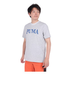 プーマ（PUMA）SQUAD ビッググラフィック 半袖Tシャツ 681250 04 LGRY