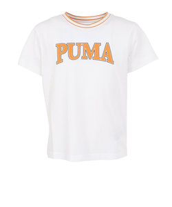 プーマ（PUMA）ジュニア SQUAD Tシャツ 681398 02 WHT