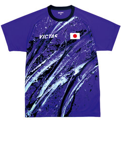 ヴィクタス（VICTAS）卓球 V-24レプリカシャツ 532403 BLUE