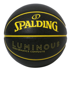 スポルディング（SPALDING）バスケットボール 6号球 ルミナス コンポジット ブラック×イエロー 77-893J