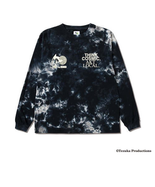 アクター（AKTR）バスケットボールウェア ATOM×AKTR COTTON 長袖Tシャツ 124-054005 BK