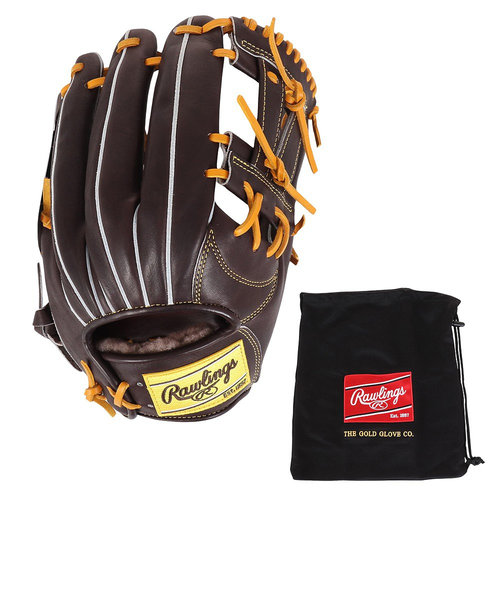 ローリングス（Rawlings）硬式用グラブ 内野手用 野球グローブ 一般 プロプリファード モカ GH4PRNP6FS-MO/GT