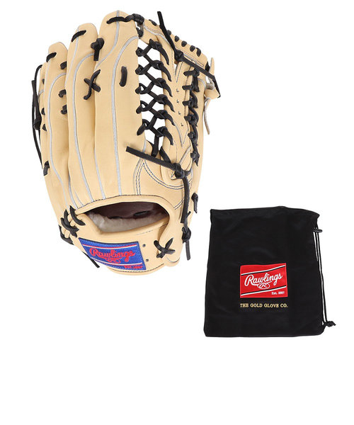 ローリングス（Rawlings）硬式用グラブ 外野手用 野球グローブ 一般 プロプリウィザード キャメル GH4PW2B88MG-CAM