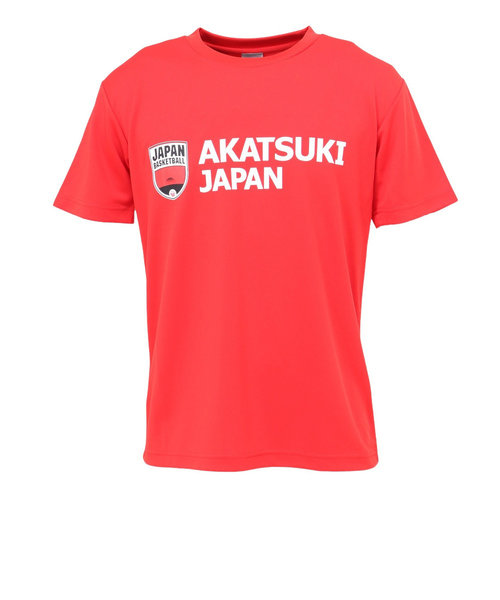 バスケットボールウェア AKATSUKI JAPAN ドライTシャツ OT0123SS0028-RED