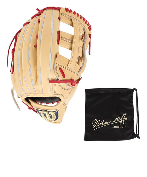 ウイルソン（Wilson）硬式用グラブ 外野手用 野球グローブ 一般 WILSON STAFF DUAL 50型 WBW102327