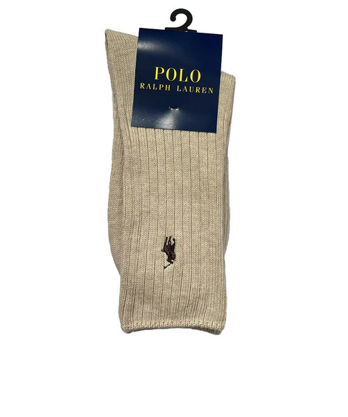 ポロ ラルフローレン（Polo Ralph Lauren）リブ無地ソックス 2012-650-21