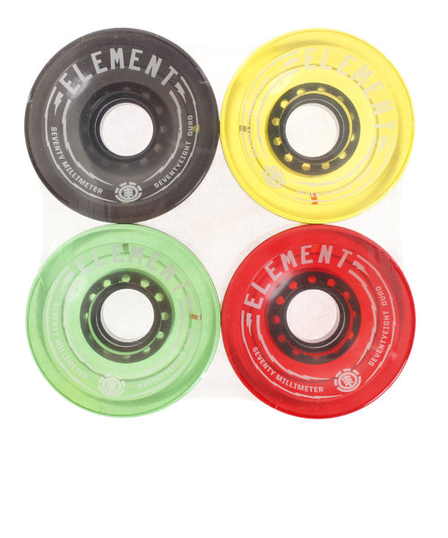エレメント（ELEMENT）スケートボード エクストリームスポーツ SOFT WHEEL AH027303 AST スケボー ウィール 