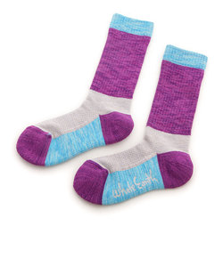 Whole Earthキッズ ソックス Kids Socks WES17K03-7304 Purple 靴下