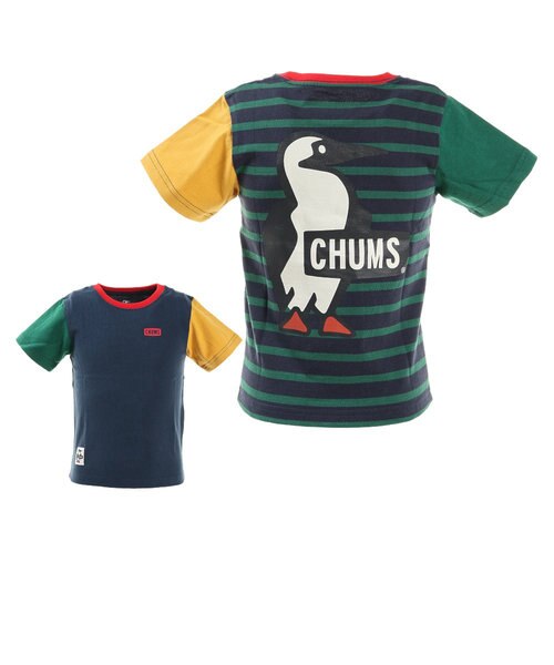 チャムス Chums キッズ ブービーフェイスロゴ 半袖tシャツ Ch21 1052 C004 アウトドア カジュアル コットン かわいい Victoria Surf Snow Mall店 ヴィクトリアサーフアンドスノー の通販 Mall