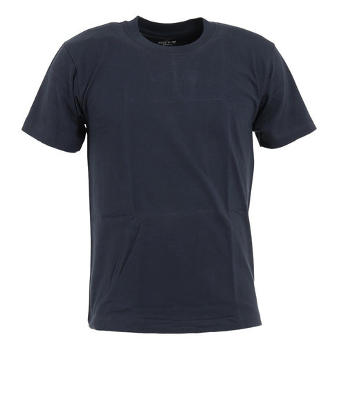 ヘインズ（Hanes）Tシャツ メンズ ビーフィー BEEFY 半袖 クルーネック ネイビー 紺 無地T 定番 長持ち H5180 370