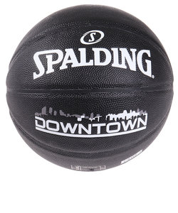 スポルディング（SPALDING）バスケットボール 5号球 (小学校用) ジュニア ダウンタウン PU コンポジット ブラック 76-587J 自主練