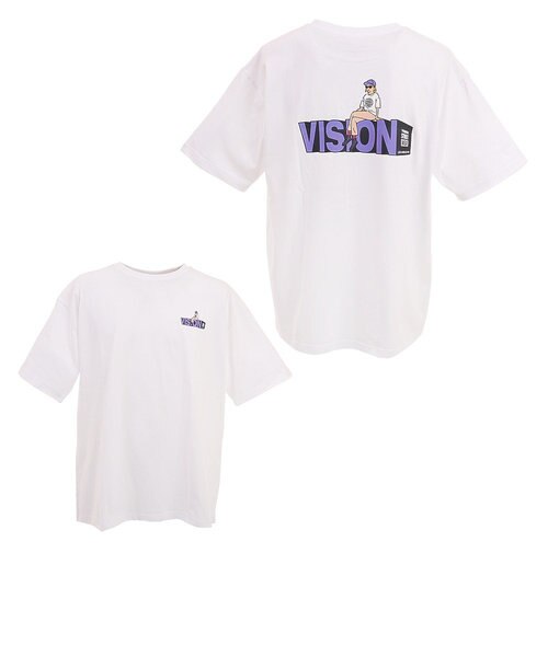 ヴィジョン Vision ガールイラスト 半袖tシャツ 07 Wht Victoria Surf Snow Mall店 ヴィクトリアサーフアンドスノー の通販 Mall