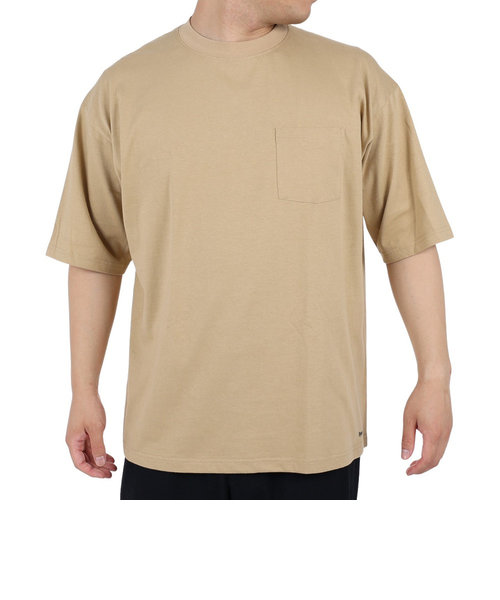 Tシャツ メンズ 半袖 ビッグ ショートスリーブ ポケット SL-ALL-005-BEG カットソー