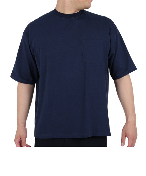 Tシャツ メンズ 半袖 ビッグ ショートスリーブ ポケット SL-ALL-005-NVY カットソー