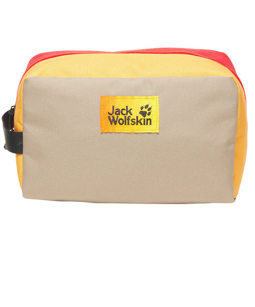 ジャックウルフスキン（JackWolfskin）ポーチ JP RETRO STUFF BAG M 8007431-5605 1L サンドベージュ