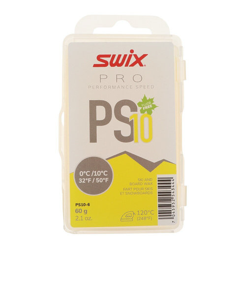 スウィックス（swix）PS10 Yellow スキーワックス 60g 22 PS10-6