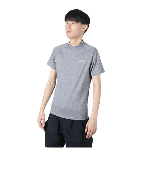フットマーク（FOOTMARK）ラッシュガード 半袖 Tシャツ UVカット UPF50+ 半袖かぶりラッシュガード 0242300MGRY