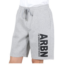 エアボーン（ARBN）ハーフパンツ メンズ LOGO FLEECE 22S-ARBN-027PT-MGRY