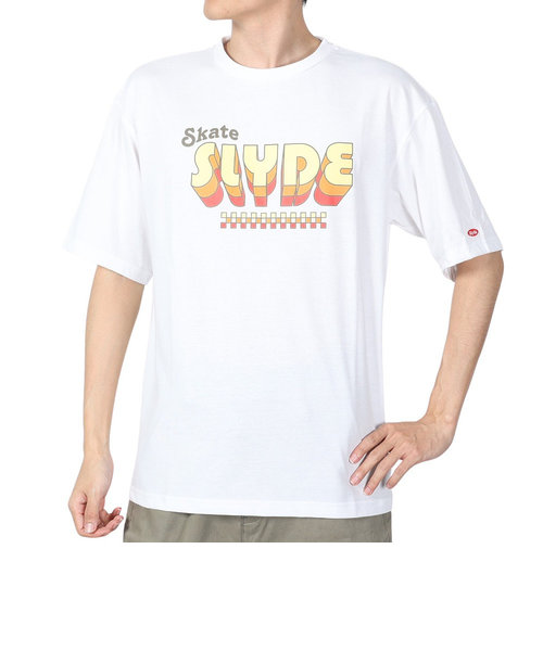 半袖Tシャツ メンズ 3Dロゴ SLYM009-WHT