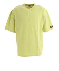 半袖Tシャツ メンズ ヘンリーネック LYM018-MINT