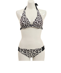 ハーレー（HURLEY）LEOPARD 2WAY HALTER セットビキニ水着 21 GBWLEOH-BLK