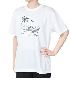 スコープ ドッグ 236（SCOPEDOG236）ラッシュガード BEACH CRUISER 半袖Tシャツ ASBCTS2W-WHT