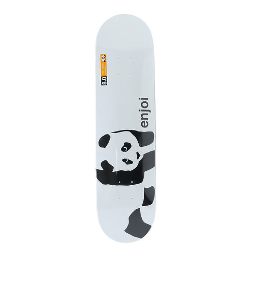 エンジョイ（enjoi）Whitey Panda Logo Wide スケートボード 8.0インチ 101014000101 ホワイト スケボー デッキのみ