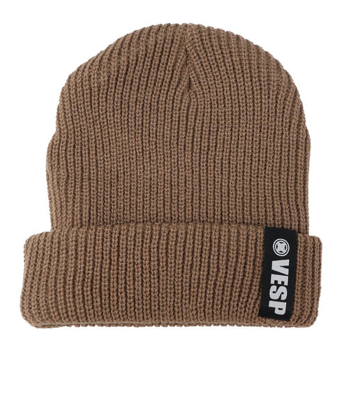 ベスプ（VESP）RIB KNIT BEANIE リブニットビーニー VPMB1016 TAN タン